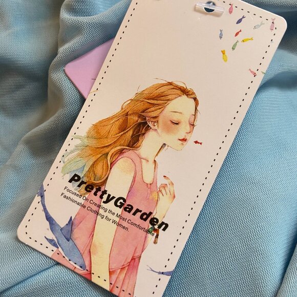 **PRETTYGARDEN** Sleeveless Bodycon Dress High Low Tight Fitted Dress Large NWT - Picture 4 of 6